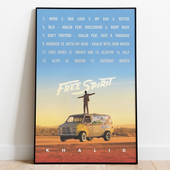 Khalid - Free Spirit Poster - Picture 1 of 1